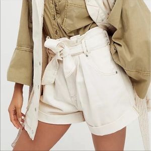 Free People Shorts Nova Denim